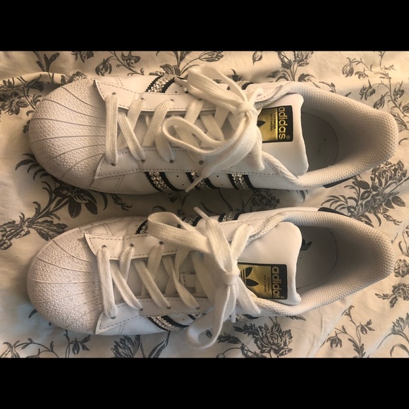 Jeweled Adidas Superstars 💎 - Picture 2 of 5